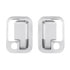 United Pacific 40962 Exterior Door Handle Trim Door Handle Trim - Exterior, Set, Chrome, for 2005+ Peterbilt/Kenworth