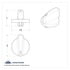 41081 by UNITED PACIFIC - A/C Control Knob - A/C & Heater Dial Knob, for International