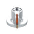 United Pacific 41125 A/C Control Knob A/C Control Knob - Clear Diamond, for 2006+ Peterbilt Signature