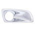 41528 by UNITED PACIFIC - Fog Light Cover - Bumper Light Bezel, Front, RH, Chrome, with Cut-Out, for 2007+ Kenworth T660