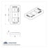 41948 by UNITED PACIFIC - Dash Switch Cover - Wiper Switch Trim, for Freightliner