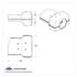 42056 by UNITED PACIFIC - Steering Column Cover - for 2007+ Freightliner