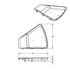 42829 by UNITED PACIFIC - Dash Top Tray - Chrome, Plastic, with OE Style J-Hooks, for 2018-2022 Volvo VNL