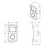 United Pacific 45136 Rocker Switch Cover Rocker Switch Cover - "Load Light" Chrome, Plain