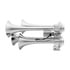 46123 by UNITED PACIFIC - Train Horn - Deluxe, 4 Trumpet, Mini Chrome