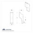 48103 by UNITED PACIFIC - Steering Column Cover - Lower, for Freightliner FLD