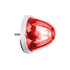 37442 by UNITED PACIFIC - UltraBurst Glass Watermelon Flush Mount Kit with18 LED Bulb, Red LED/Clear Lens