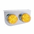 37460 by UNITED PACIFIC - Grakon 1000 LED Marker Light with Bracket - Bullet Style, with Two 19 LED Lights, Amber Lens/Amber LED, Stainless Steel