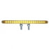 37473 by UNITED PACIFIC - Light Bar - Double Face, Pedestal, Reflector/Turn Signal Light, Amber LED and Lens, Chrome/Plastic Housing, 19 LED Light Bar, Double Stud Mount