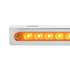 37514 by UNITED PACIFIC - Light Bar - Stainless Steel, Sequential, Auxiliary Light, Amber LED and Lens, Left to Right, 14 LED Light Bar
