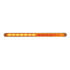37522 by UNITED PACIFIC - Light Bar - Sequential, Auxiliary Light, Amber LED and Lens, Chrome/Plastic Housing, 14 LED Light Bar