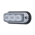 37537B by UNITED PACIFIC - Multi-Purpose Warning Light - 3 LED Warning Light, with Black Bezel, White LED
