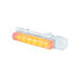 37590P5 by UNITED PACIFIC - Competiton Series Exterior Visor Light - 6 LED Amber LED and Clear Lens