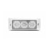 37627 by UNITED PACIFIC - Multi-Purpose Warning Light - High Power Warning Light, with Chrome Bezel and Amber LED's