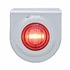 37791 by UNITED PACIFIC - Marker Light - Mini, LED, with Bracket, Dual Function, 3 LED, Red Lens/Red LED, Stainless Steel, 0.81" Lens, Round Design