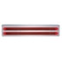37929 by UNITED PACIFIC - Light Bar - Stainless, with Bracket, Reflector/Stop/Turn/Tail Light, Red LED and Lens, Stainless Steel, Dual Row, 19 LED Per Light Bar