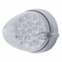 37983 by UNITED PACIFIC - Truck Cab Light - 19 LED Reflector, Grakon 1000 Style, Flush Mount, Amber LED/Clear Lens