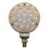 38124 by UNITED PACIFIC - Turn Signal Light - 21 LED Single Face, Amber LED/Clear Lens