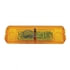 38161 by UNITED PACIFIC - 12-LED Single Function Rectangular Clearance/Marker Light, Amber LED, Amber Lens