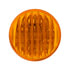 38170 by UNITED PACIFIC - Clearance/Marker Light, Amber LED/Amber Lens, Round Design, 2", 9 LED, 2 Female Bullet Plugs
