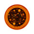 38170 by UNITED PACIFIC - Clearance/Marker Light, Amber LED/Amber Lens, Round Design, 2", 9 LED, 2 Female Bullet Plugs
