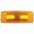 38253 by UNITED PACIFIC - Clearance/Marker Light, Amber LED/Amber Lens, Rectangle Design, with Reflex Lens, 16 LED