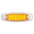 38305 by UNITED PACIFIC - Clearance Light - Reflector Rectangular Light with Bezel, 12 LED, Amber LED/Lens