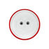 38456B by UNITED PACIFIC - Clearance Light - Bulk, 2-1/2" Round Reflectorize Light, 8 LED, Red LED/Lens