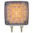 38758 by UNITED PACIFIC - Turn Signal Light - Double Face, LH, 52 LED Double Stud, Amber & Red LED/Clear Lens