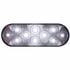 38829B by UNITED PACIFIC - Auxiliary Light - 10 LED 6" Oval Auxiliary/Utility Light, White LED/Clear Lens