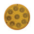 38849 by UNITED PACIFIC - Clearance Light - 2" Round Reflector Light, 9 LED, Amber LED/Lens