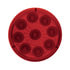 38850B by UNITED PACIFIC - Clearance Light - Bulk, 2" Round Reflector Light, 9 LED, Red LED/Lens