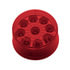38850B by UNITED PACIFIC - Clearance Light - Bulk, 2" Round Reflector Light, 9 LED, Red LED/Lens