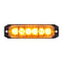 39161 by UNITED PACIFIC - Multi-Purpose Warning Light - 6 High Power LED "Competition Series" Slim Warning Light, Amber