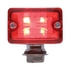 39189 by UNITED PACIFIC - Rod LED Marker Light - Small, 4 LED, Red Lens/Red LED, Chrome-Plated Steel
