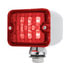 39193 by UNITED PACIFIC - Rod LED Marker Light - Medium, 6 LED, Red Lens/Red LED, Chrome-Plated Steel
