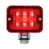 39193 by UNITED PACIFIC - Rod LED Marker Light - Medium, 6 LED, Red Lens/Red LED, Chrome-Plated Steel