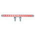 39205 by UNITED PACIFIC - Light Bar - Double Face, Pedestal, Stop/Turn/Tail Light, Amber and Red LED, Clear Lens
