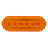 39219 by UNITED PACIFIC - Turn Signal Light - 20 LED, 6" Oval, Turbine Design, Amber LED/Amber Lens