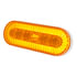 39219 by UNITED PACIFIC - Turn Signal Light - 20 LED, 6" Oval, Turbine Design, Amber LED/Amber Lens