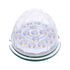 39322 by UNITED PACIFIC - Truck Cab Light - 17 LED, Dual Function, Reflector, Amber LED/Clear Lens
