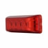 39464B by UNITED PACIFIC - Clearance Light - Bulk, Reflector Rectangular Light, 4 LED, Red LED/Lens