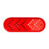 39476 by UNITED PACIFIC - Turn Signal Light - 35 LED Reflector Oval Sequential, Red LED/Red Lens