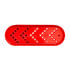 39476 by UNITED PACIFIC - Turn Signal Light - 35 LED Reflector Oval Sequential, Red LED/Red Lens