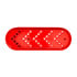 39476 by UNITED PACIFIC - Turn Signal Light - 35 LED Reflector Oval Sequential, Red LED/Red Lens