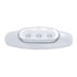 39482B by UNITED PACIFIC - Clearance/Marker Light - Red LED/Clear Lens, with Reflector, 3 LED