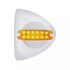 39504 by UNITED PACIFIC - Headlight Cover - Headlight Turn Signal Light Cover, 12 LED, Reflector, Amber LED/Amber Lens
