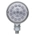 39549 by UNITED PACIFIC - Auxiliary Light - 17 LED Dual Function Reflector Single Face Light, Amber LED/Clear Lens