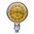 39547 by UNITED PACIFIC - Auxiliary Light - 17 LED Dual Function Reflector Single Face Light, Amber LED/Amber Lens
