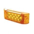 39592B by UNITED PACIFIC - Clearance Light - Bulk, Reflector Rectangular Light, 13 LED, Amber LED/Lens